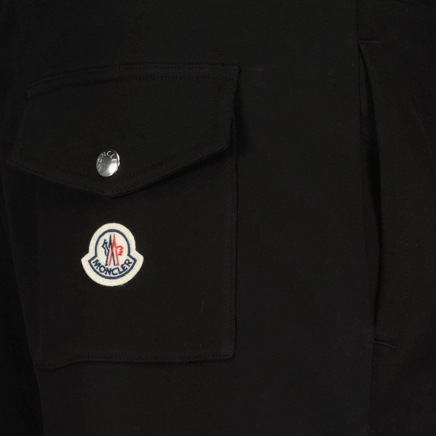 Moncler jogging pants, luxury athleisure, black logo pants, designer joggers, premium comfort wear