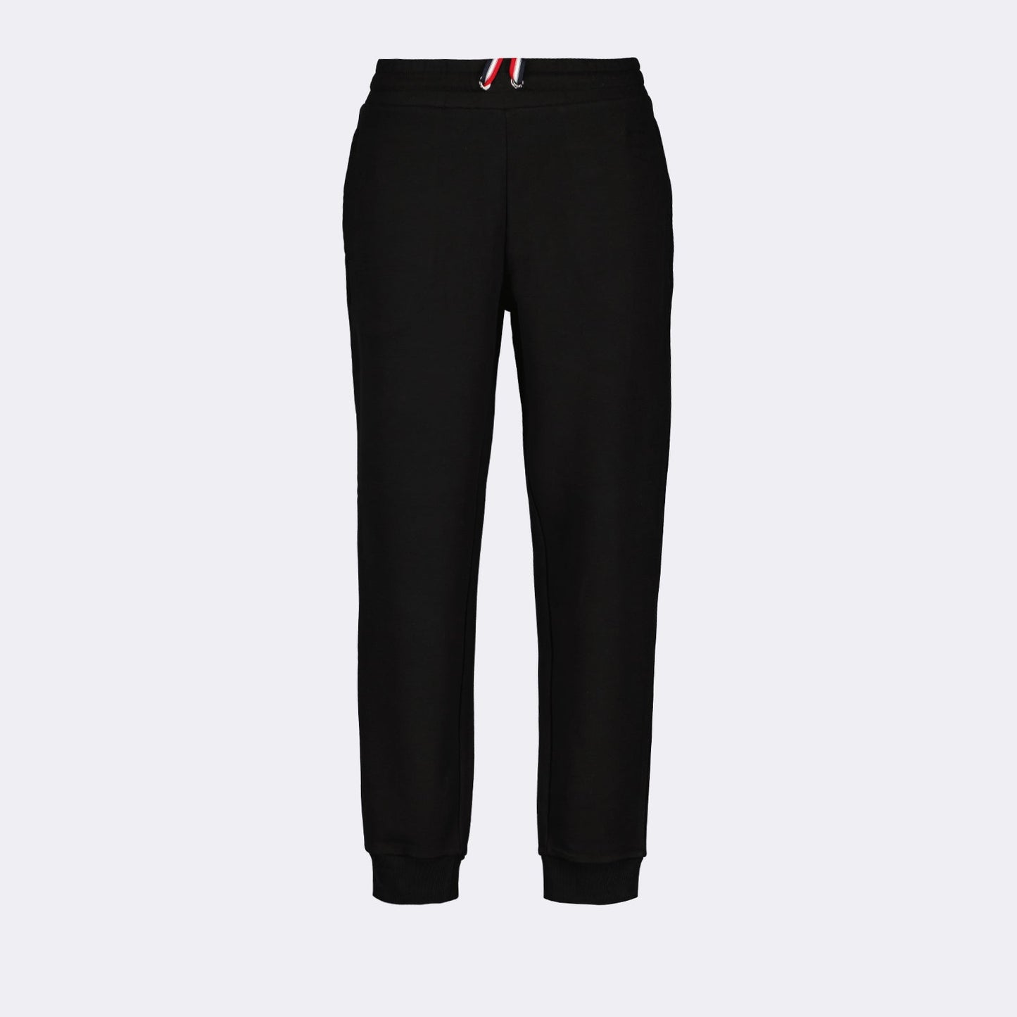 Moncler jogging pants, luxury athleisure, black logo pants, designer joggers, premium comfort wear