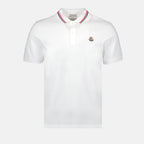 White Polo with Contrasting Trim