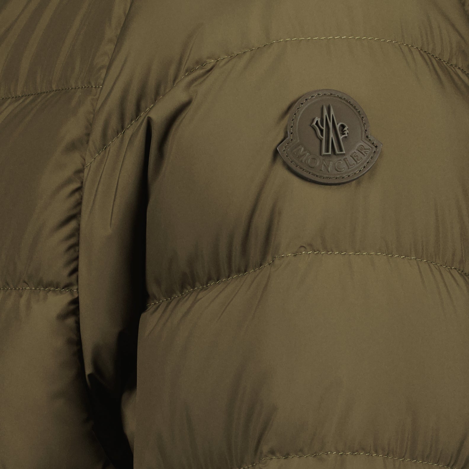 green down jacket, nylon jacket, luxury outerwear, Moncler jacket, winter fashion