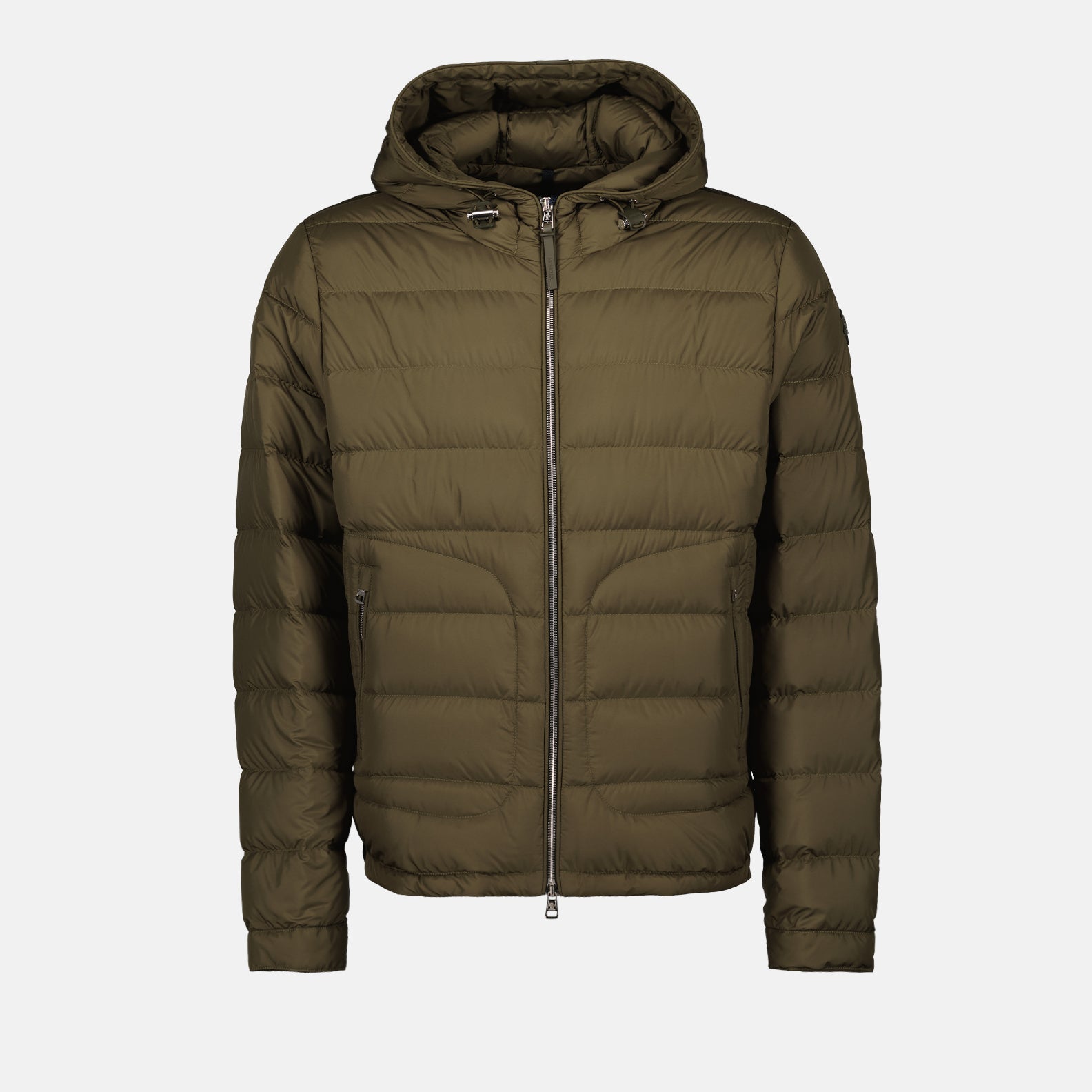 green down jacket, nylon jacket, luxury outerwear, Moncler jacket, winter fashion