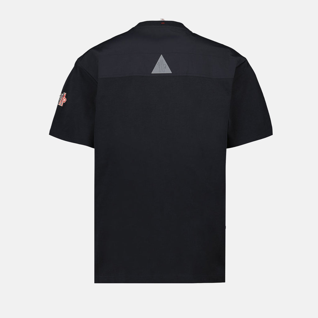 Black T-shirt, Pocket T-shirt, Moncler Grenoble, Designer T-shirt, Men's Fashion