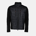 Image of Two-tone Black Nylon Jacket by Moncler Grenoble for Men - Season Spring-Summer 2024 - Front View