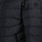 luxury down jacket, Moncler jacket, black jacket, winter coats, high-end outerwear
