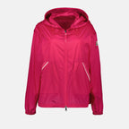 Bild einer pinken Kurzjacke von Moncler für Frauen - Saison Frühling-Sommer 2024 - Vorderansicht