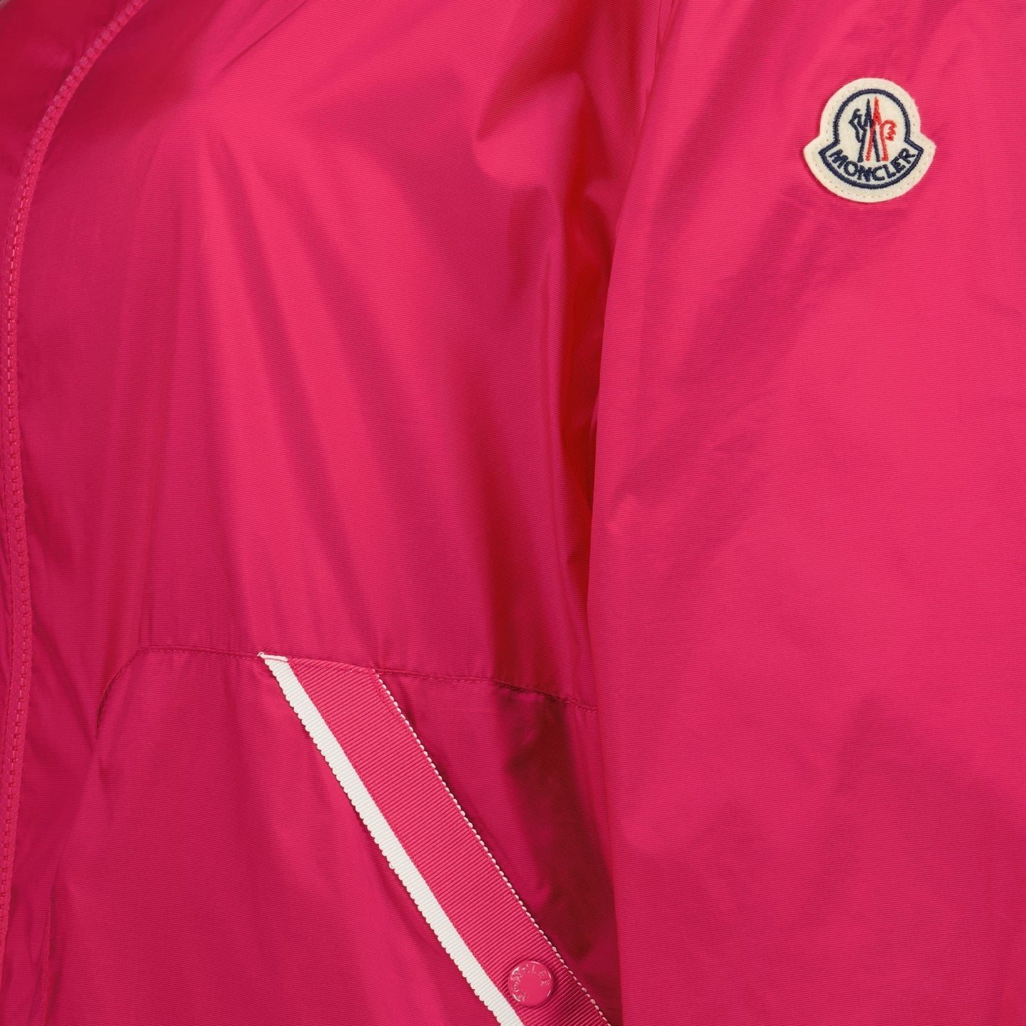 Moncler, luxury jacket, pink jacket, short jacket, high-end fashion