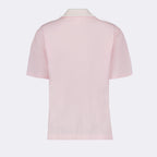 Moncler polo, luxury polo shirt, pink polo shirt, logo polo, designer fashion