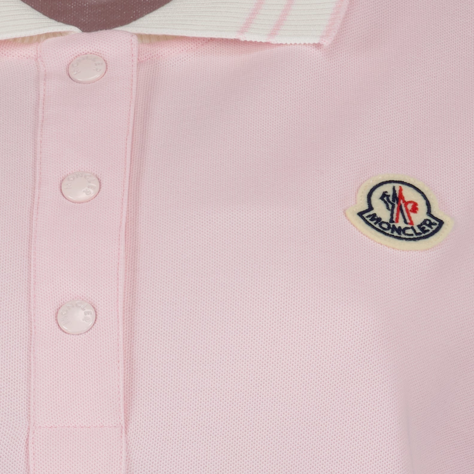 Moncler polo, luxury polo shirt, pink polo shirt, logo polo, designer fashion