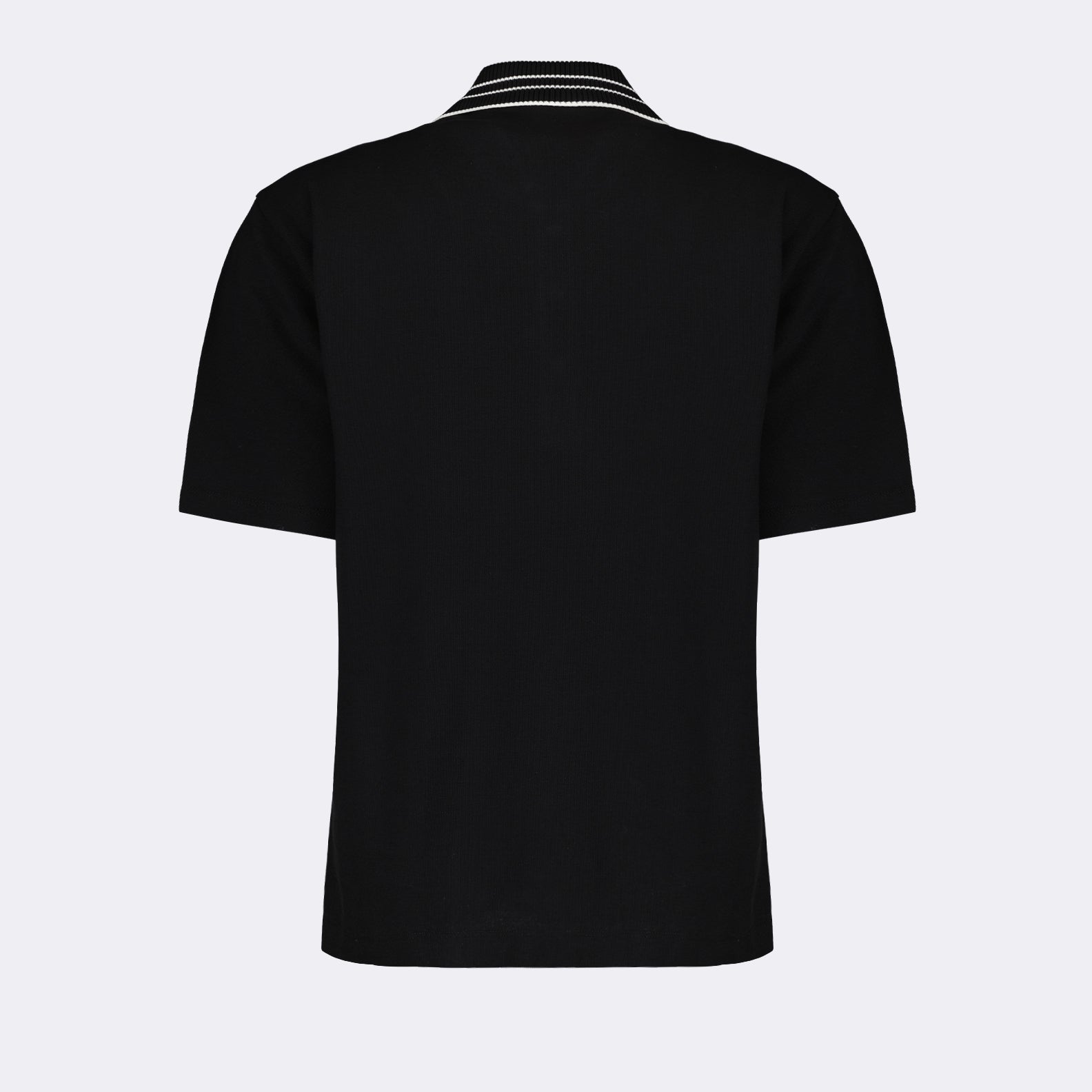 luxury polo, black polo, Moncler shirt, elegant black top, premium women’swear