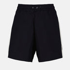 Imagen de pantalones cortos de algodón de Moncler para mujeres - Temporada primavera-verano 2024 - Vista frontal