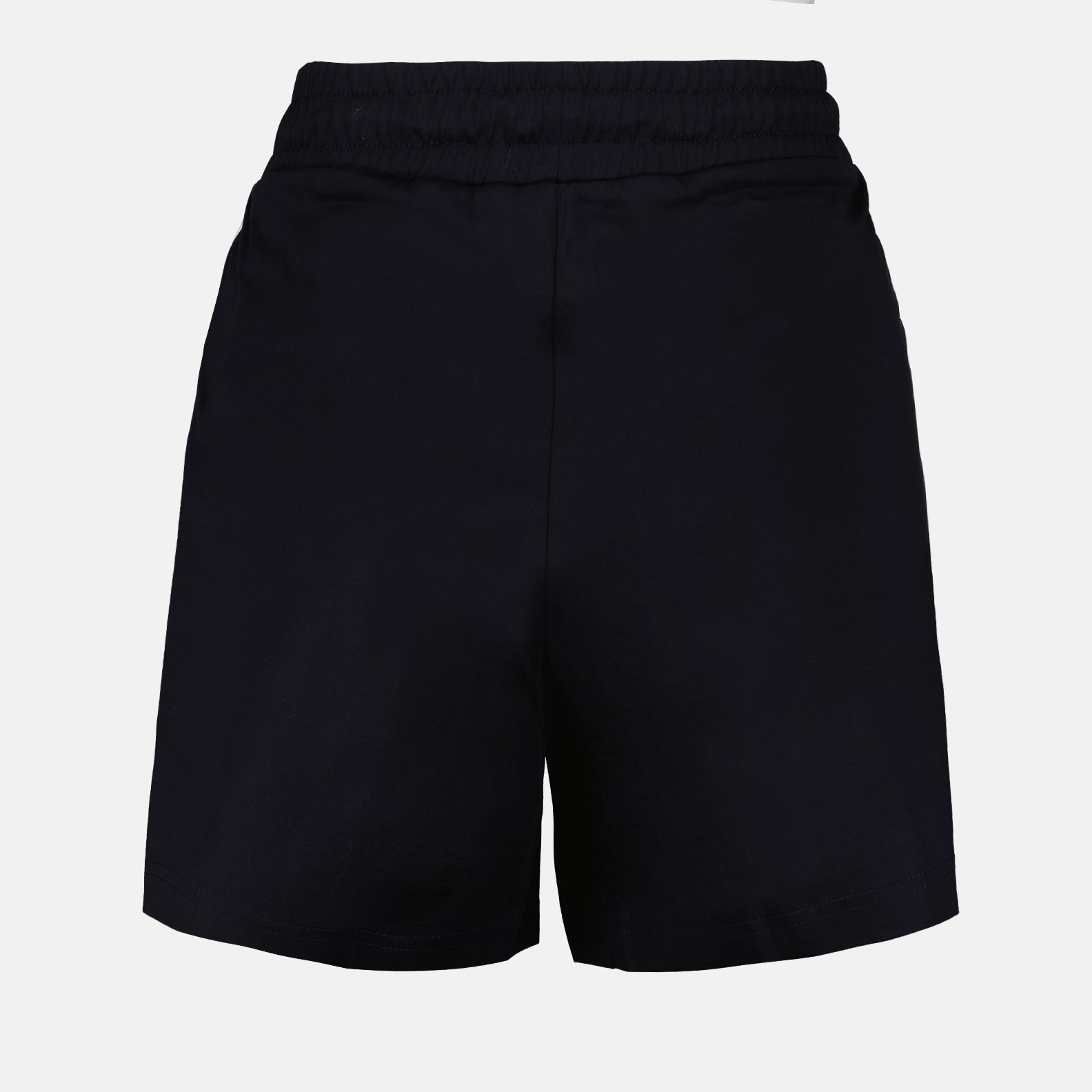 cotton shorts, Moncler shorts, blue shorts, luxury women's shorts, summer fashion