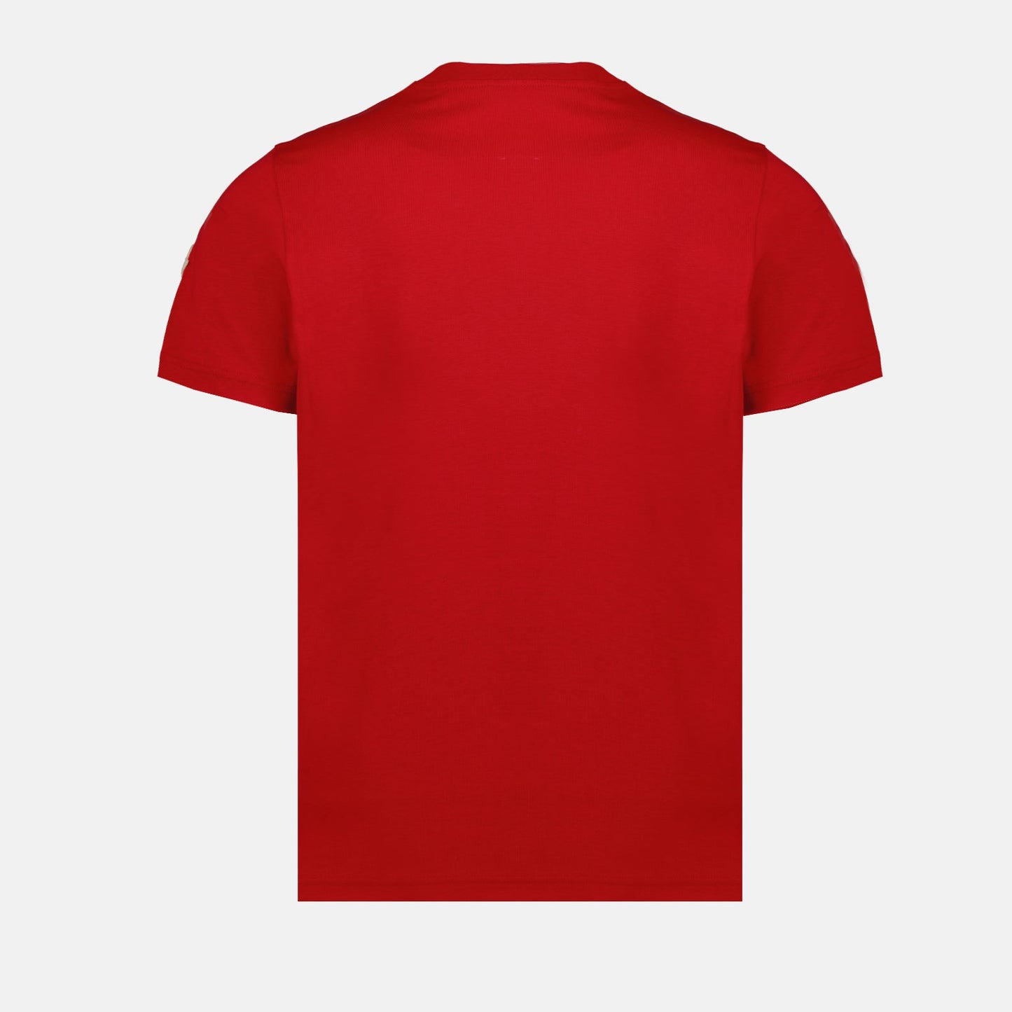 Red T-shirt, Logo Print, Moncler, Luxury Fashion, Casual Wear