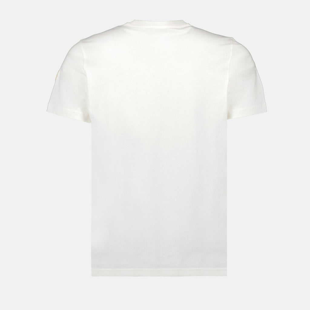 White T-shirt with Logo Print