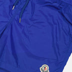 Moncler, navy swim shorts, logo swim shorts, luxury swimwear, men's swimwear
