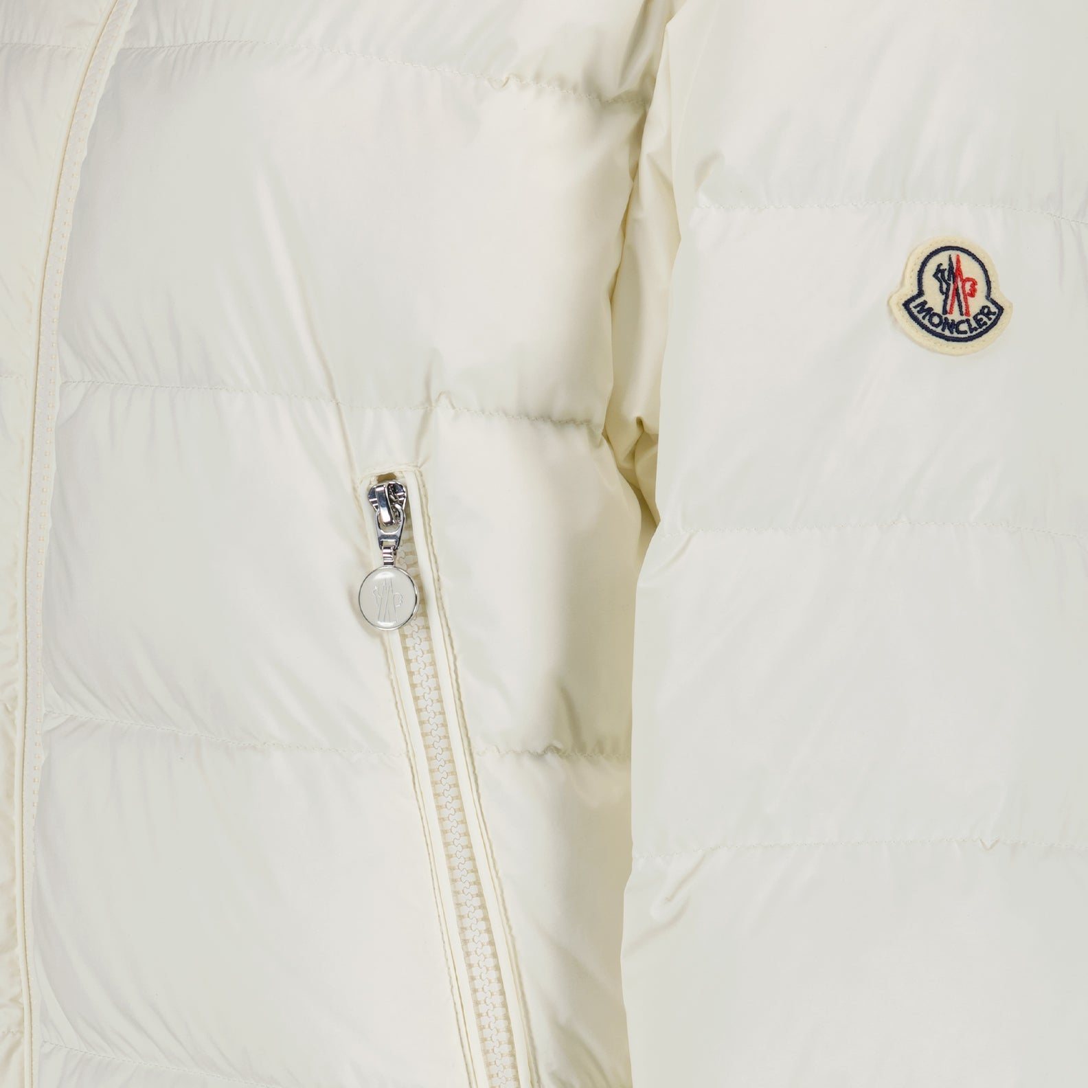 Argo Down Bomber Jacket, Luxury Outerwear, Moncler Jacket, White Bomber Jacket, Designer Winter Jacket