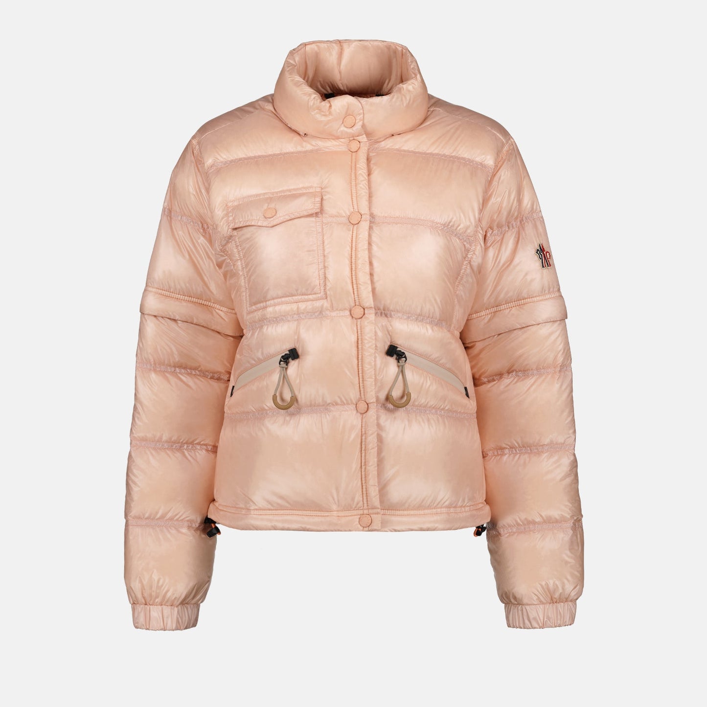 Moncler Grenoble, Mauduit Bomber, luxury outerwear, nylon jacket, pink bomber