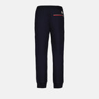 luxury jogging pants, blue cotton pants, Moncler pants, casual luxury, men's loungewear