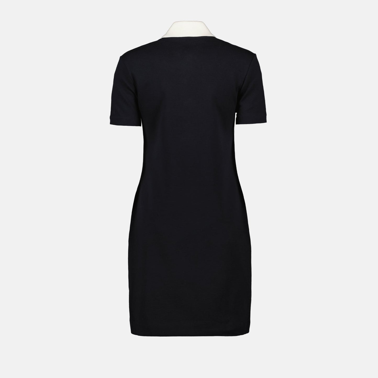 luxury knit dress, Moncler dress, fine knit blue dress, elegant designer dress, sophisticated women's fashion