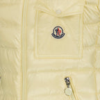 Image of Pale Yellow Sleeveless Vest by Moncler for Women - Season Spring-Summer 2024 - Detail View 5