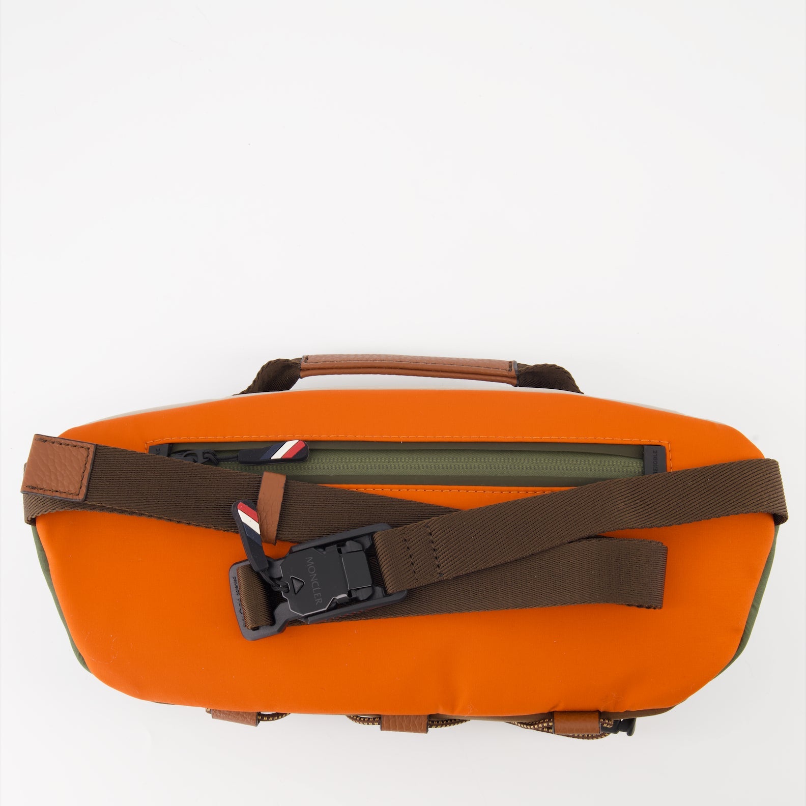 Moncler Grenoble, nylon waist bag, luxury accessory, tricolore design, high-end fashion