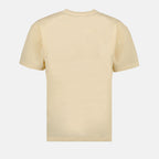luxury t-shirt, beige t-shirt, Saint Laurent apparel, men's luxury clothing, stylish casual wear