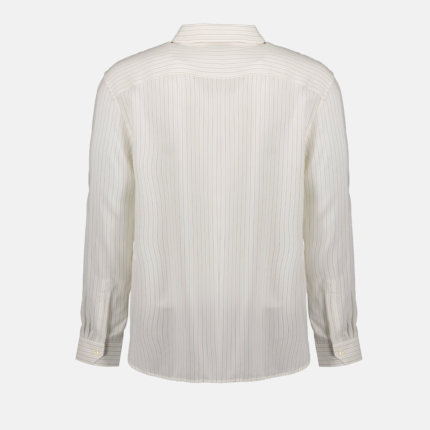 Saint Laurent, striped cotton shirt, luxury menswear, high-end fashion, designer shirts