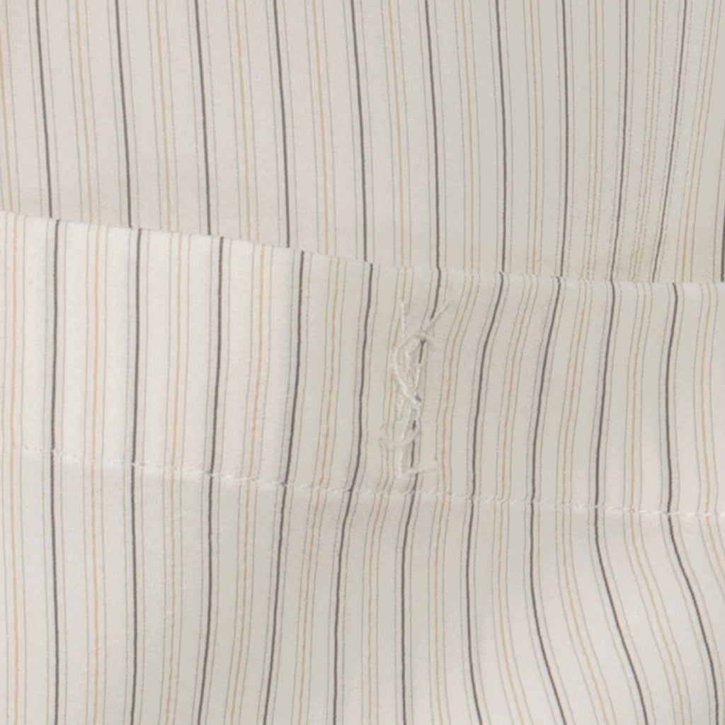 생 로랑의 남성용 스트라이프 면 셔츠 이미지 - 시즌 봄-여름 2024 - 디테일 뷰 5