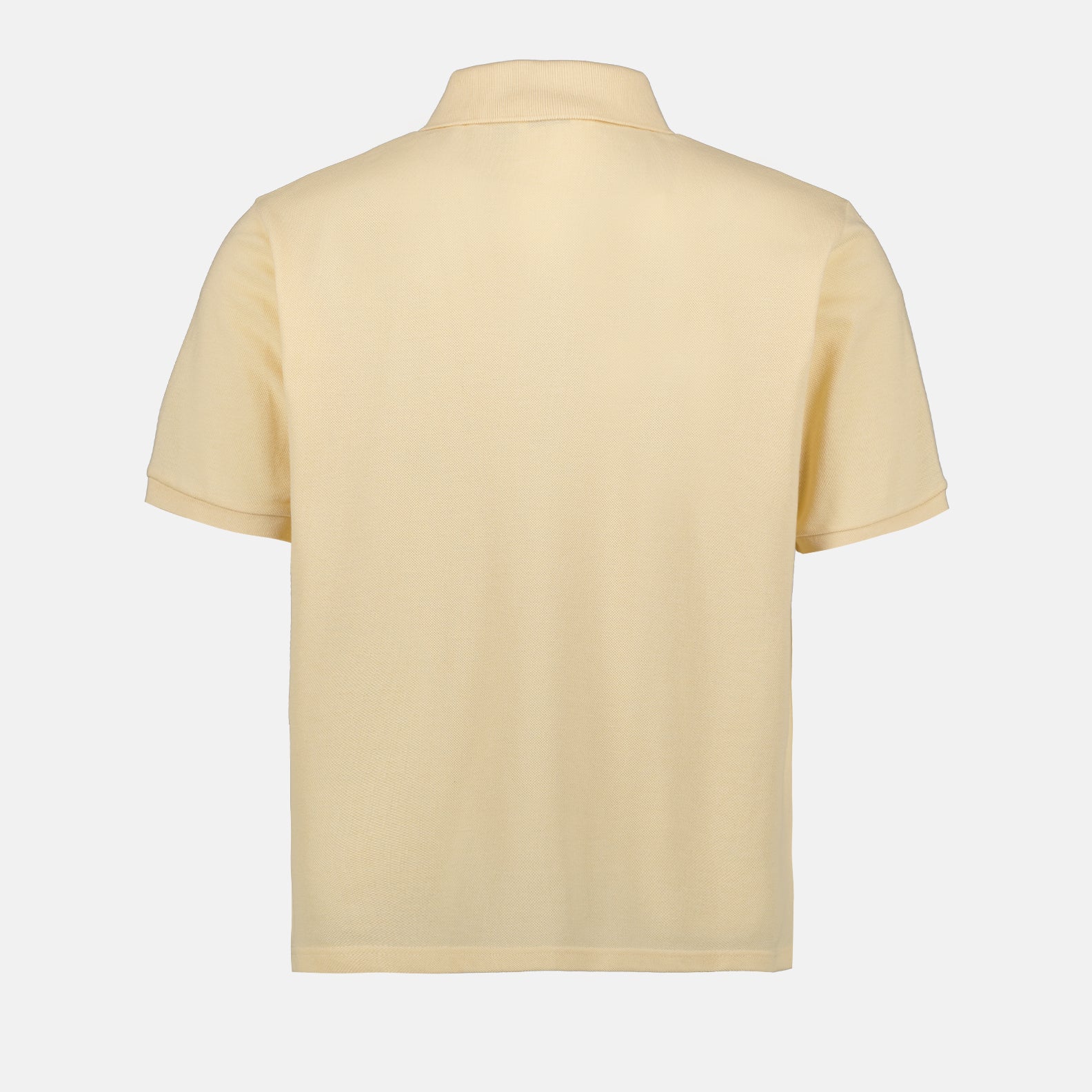 luxury polo, Saint Laurent polo, beige cotton polo, sophisticated menswear, high-end fashion