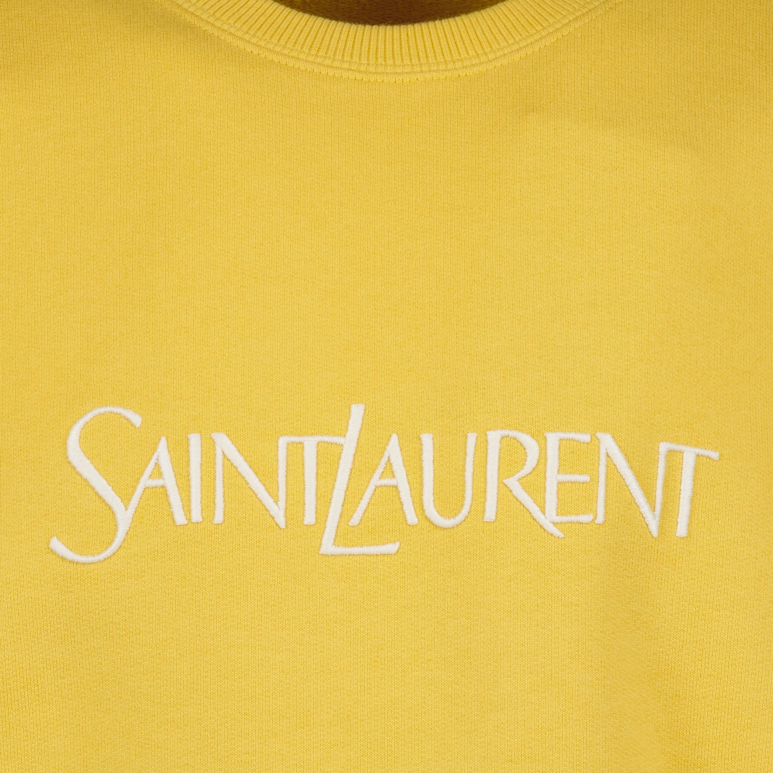 Sweatshirt com Logo Amarelo