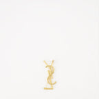 Cassandre brooch, golden brooch, Saint Laurent accessory, luxury brooch, elegant accessory