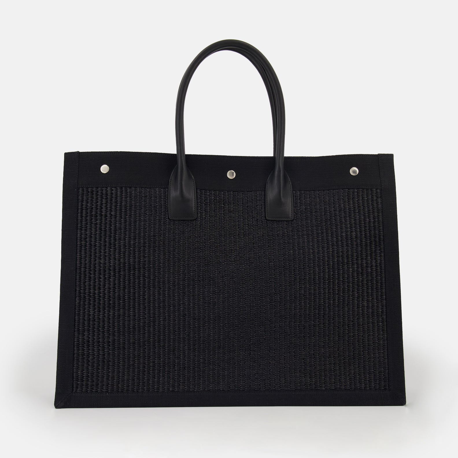   Rive Gauche Tote, Embroidered Cotton Bag, Luxury Accessories, Saint Laurent, Designer Tote  