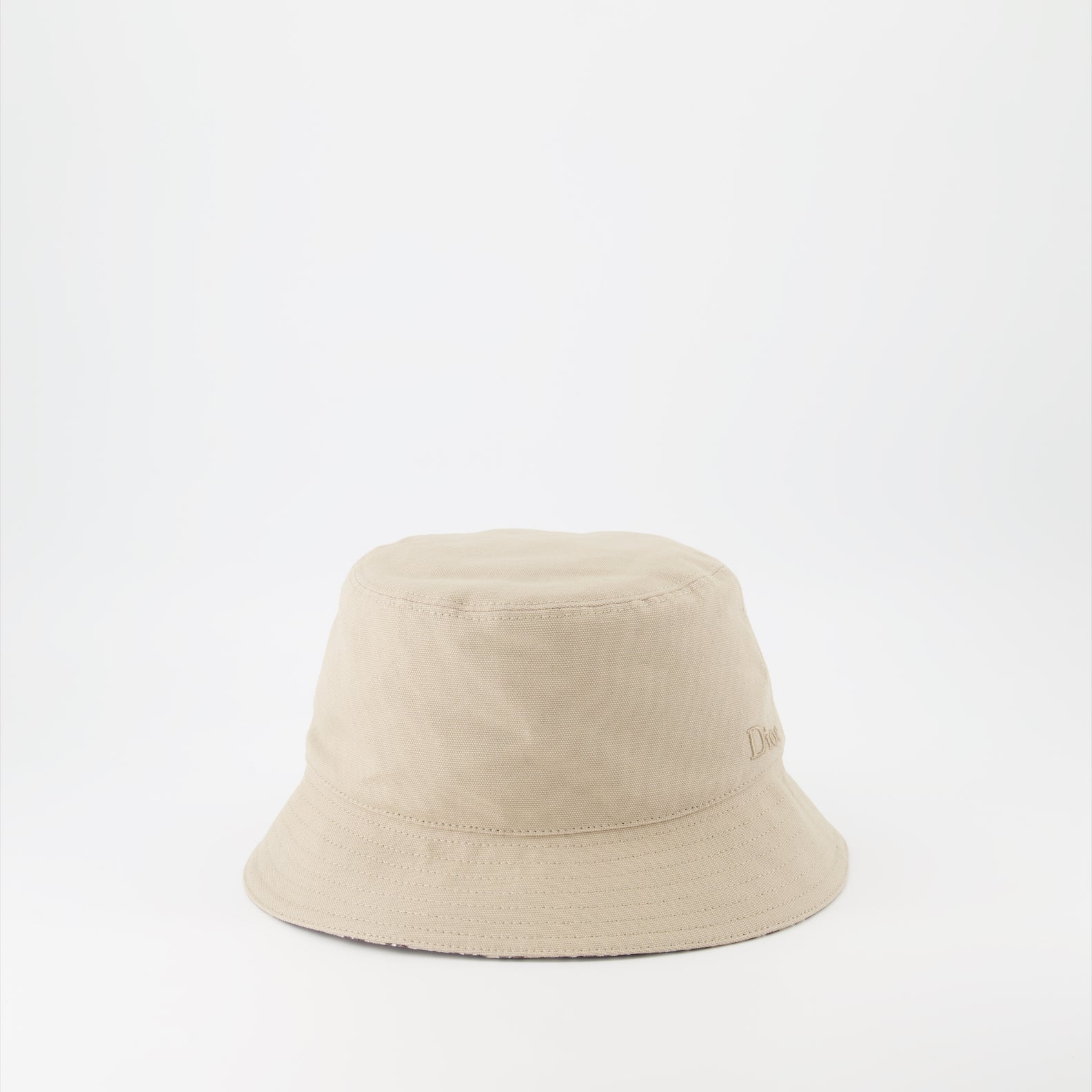 Dior Oblique, reversible bucket hat, luxury accessories, beige hat, high-end fashion
