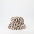 Dior Oblique, reversible bucket hat, luxury accessories, beige hat, high-end fashion