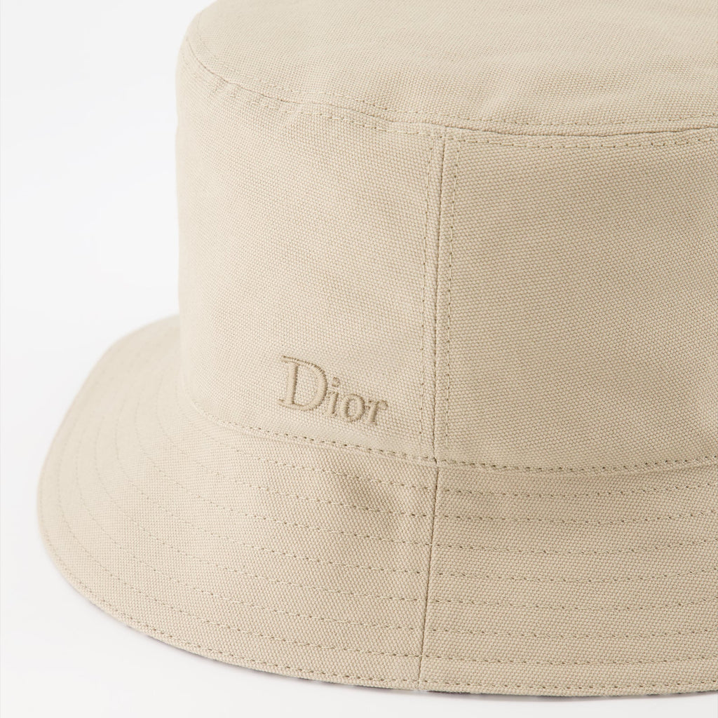 Dior Oblique, reversible bucket hat, luxury accessories, beige hat, high-end fashion
