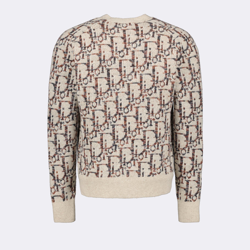 Dior, Wool Cardigan, Luxury Fashion, Designer Knitwear, Dior Oblique