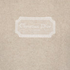 Dior cashmere hoodie, luxury men's hoodie, designer cashmere sweater, blue cashmere hoodie, high-end men's fashion