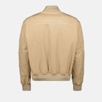 Dior bomber jacket, luxury bomber jacket, men's designer jacket, beige bomber, Dior 1947