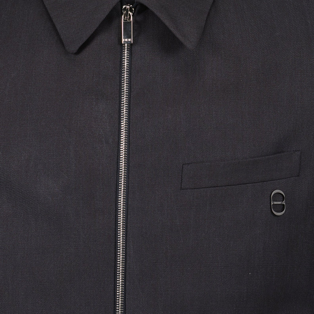 Dior jacket, luxury wool jacket, nylon blend jacket, sophisticated outerwear, elegant men's fashion