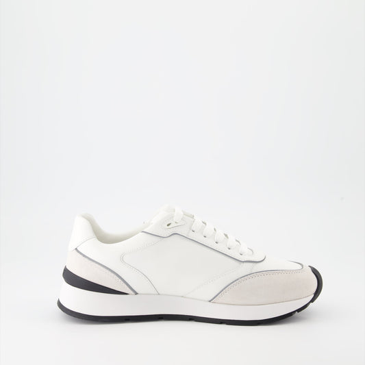 Milano Runner, white leather sneaker, luxury sneaker, Versace footwear, designer sneakers