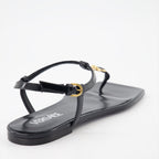 Medusa sandals, patent leather sandals, luxury footwear, designer sandals, Versace shoes