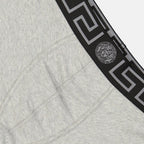 Versace underwear, luxury boxer briefs, Medusa logo boxer, grey menswear, premium mens boxers