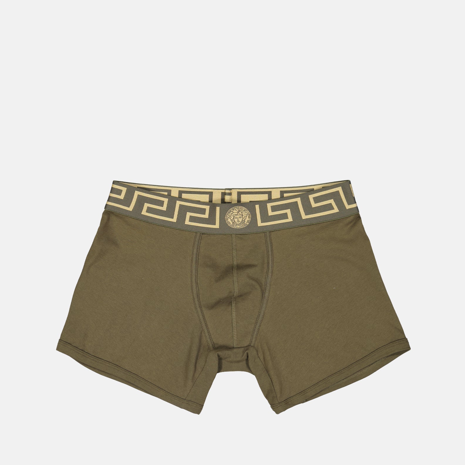 Versace, Medusa Print Boxer, luxury underwear, green boxer, designer boxer