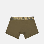 Versace, Medusa Print Boxer, luxury underwear, green boxer, designer boxer