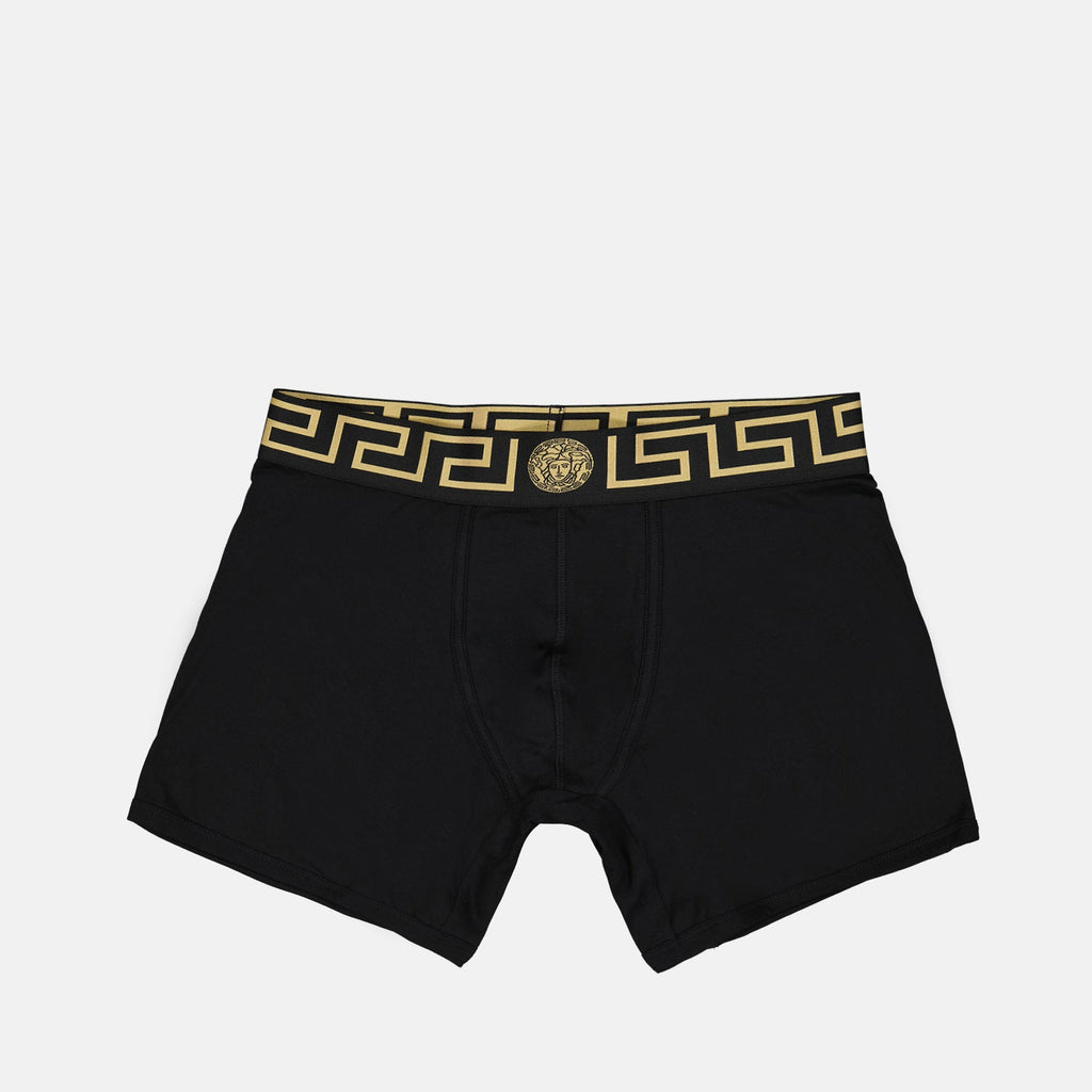 Versace, Medusa Greca, luxury boxer shorts, designer underwear, high-end fashion