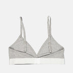 Imagen de un bralette de algodón vintage de los 90 de Versace para mujeres - Temporada Primavera-Verano 2024 - Vista trasera