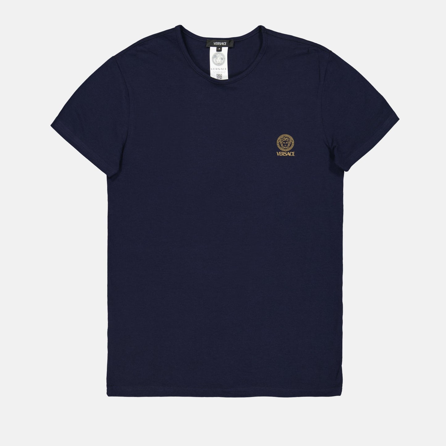 Versace, Blue Medusa Body Tee, Tricot de Corps, Luxury Fashion, Men's Apparel