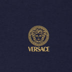 Versace, Blue Medusa Body Tee, Tricot de Corps, Luxury Fashion, Men's Apparel