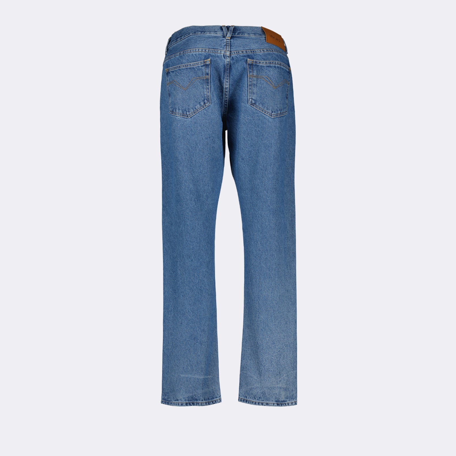 Versace jeans, straight cut jeans, luxury denim, men's designer jeans, faded jeans