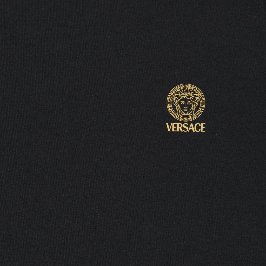 Image du set en maille noire Versace pour hommes - Saison Printemps-Été 2024 - Détail 5