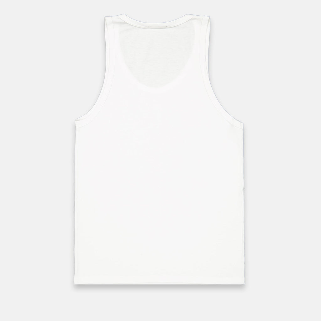 Versace, Medusa Print, White Tank Top, Luxury Fashion, Men's Wear